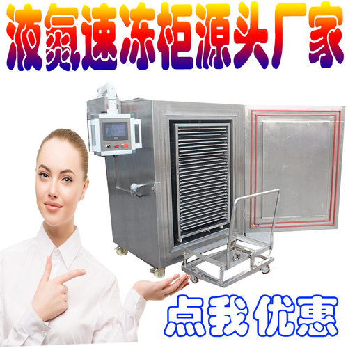 果蔬奶酪制品液氮速冻柜快速冷冻食品设备 柜式液氮速冻设备