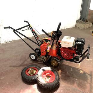 起草皮机 手推式 自动行走汽油铲草机 推草机 草坪修剪