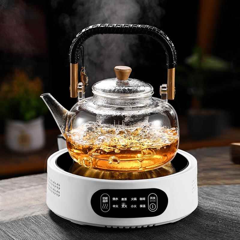 电陶炉茶煮新款罐罐茶煮1茶器璃玻茶壶茶家用围泡炉煮茶电炉静音