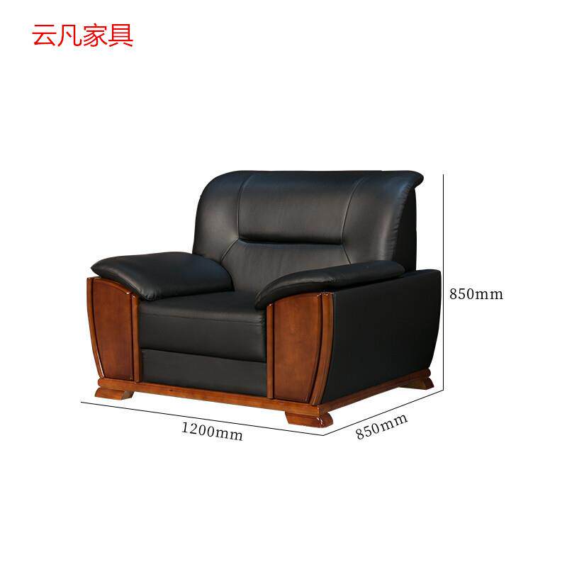 现代简约工作室三人位沙发商务会客接待洽谈沙发办公沙发茶几组合