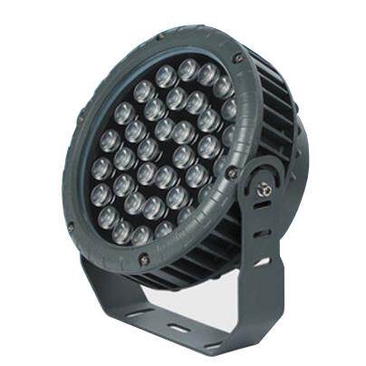 LED车轮投光灯圆形外墙投射灯户外防水别墅照树灯广场庭院景观灯