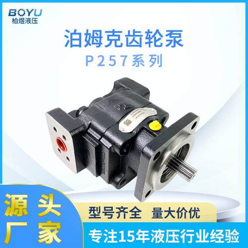 液压齿轮泵P257系列三一采煤机用液压油泵高压外啮合齿轮泵
