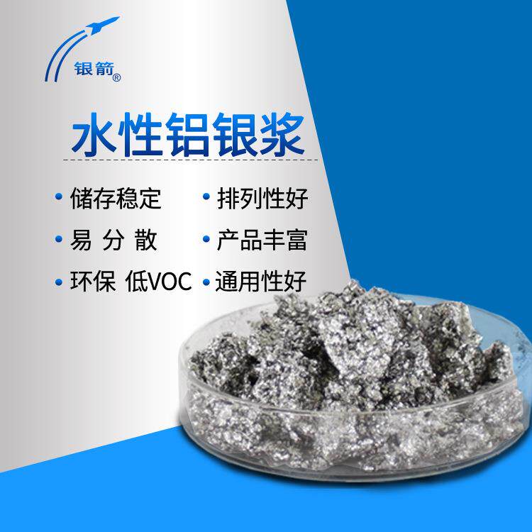 厂家直供油漆用低味水性银浆 仿电镀效果铝银浆闪亮铝银浆