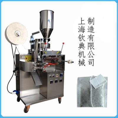 签滤纸花无纺布袋泡茶带线带标花茶包装机械 袋泡茶带装钦典（机