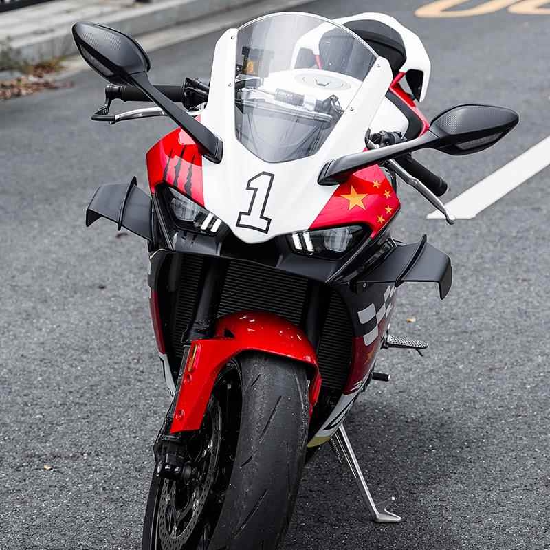 凯越450rr定风翼改装风刀无失真安装悬浮式设计适用凯越机车配件