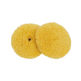白色5701黄色5705双面羊毛线球 羊毛轮毛线轮 汽车美容抛光球