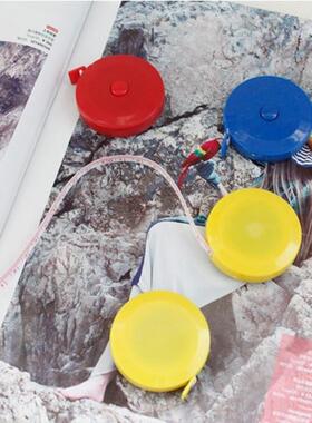 Mini Round Retractable Tape Measure 1.5m, Plastic Cloth Meas