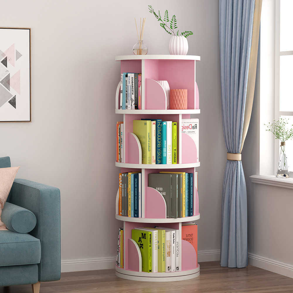 收纳置物架窄度多层0书柜落地客厅家用图书架角落学生36旋转书架,住宅家具,书架,淘宝优惠券,粉丝福利购,淘宝优惠卷