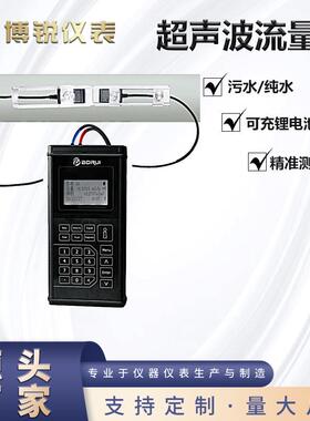 手持式超声波流量计DCT1258便携式DCT1278自来水污水纯水计量