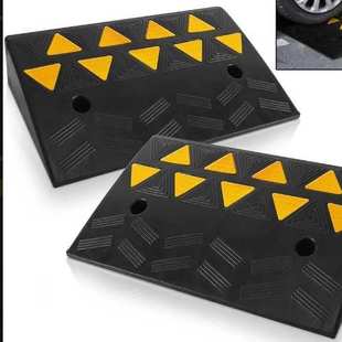 上坡台阶垫橡胶减速带斜坡垫坡道门槛垫破垫马路牙子道路缓冲带