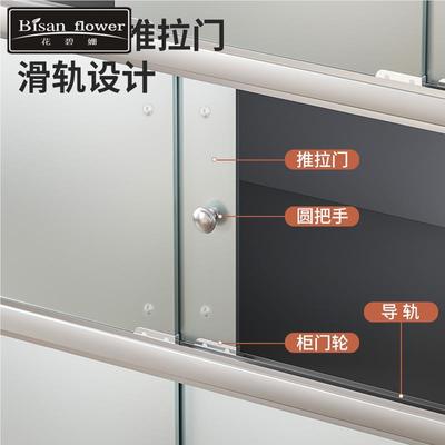 不锈钢柜子储物柜带门厨