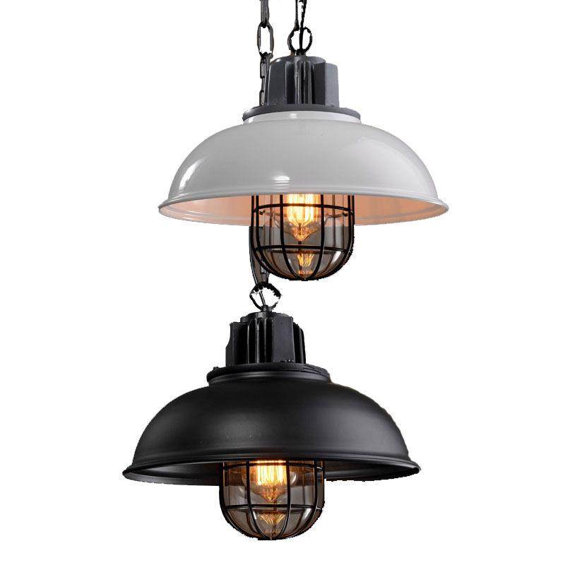 美式乡村工业风创意个性阳台单头铁艺餐厅吧台咖啡厅复古装饰吊灯