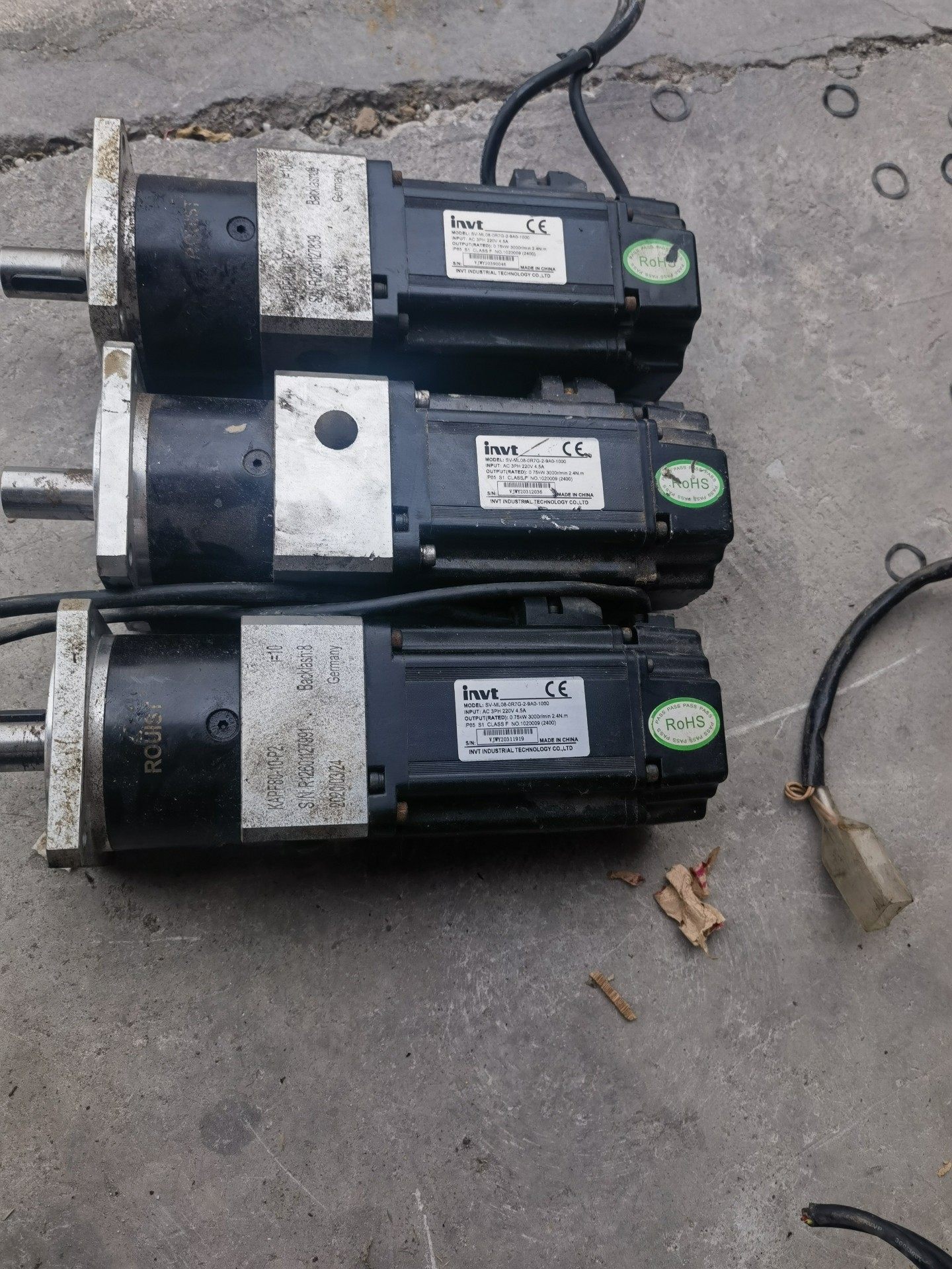 INVT伺服电机SV-ML08-0R7G-2-9A0-100