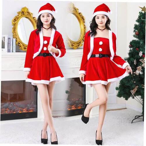 Christmas dress Christmas show dress Santa Claus 耶诞服饰