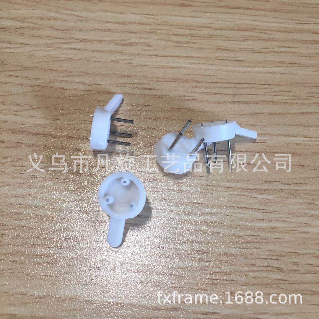 直销新款照片墙小相框无痕钉 塑料无痕挂钩 15毫米长钉 1000个
