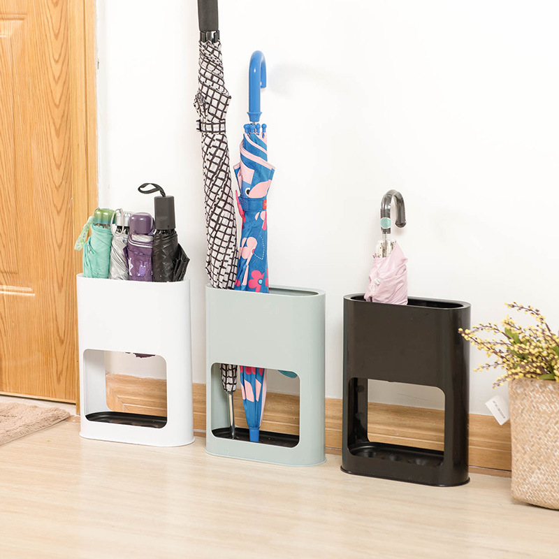 雨伞收纳置物架雨伞收纳架创意雨伞架家用置物架贴墙落地伞桶