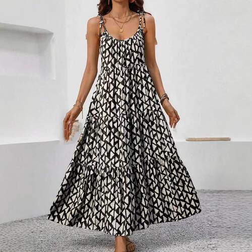 Women's All Over Geometric Print Cami Dress  Casual