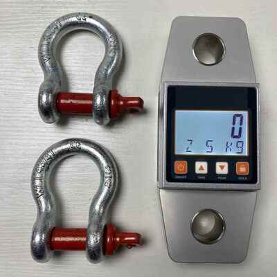 促销拉力测力计3000KG数字电子称吊磅秤3吨工业级便携式拉力计