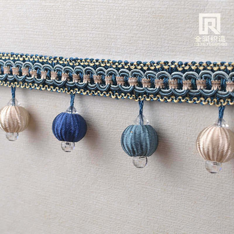 窗帘流苏吊穗花边   窗帘灯罩装饰小牛筋吊珠,居家布艺,花边,淘宝优惠券,粉丝福利购,淘宝优惠卷