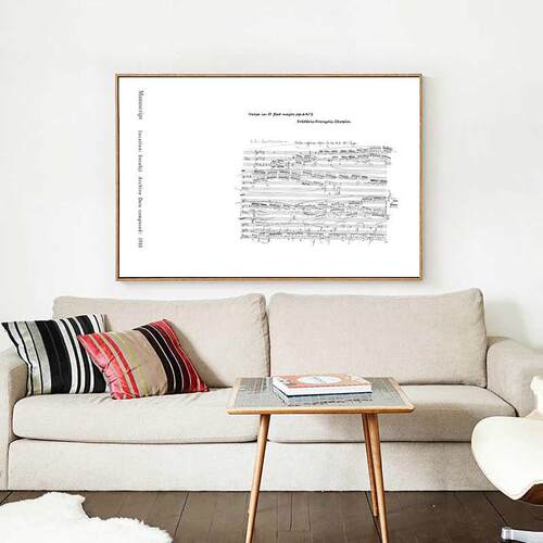 新款直销现代简约字母客厅装饰画乐谱音乐教室背景墙壁画酒店样板