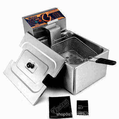 汇利HY-81R单缸电炸炉油炸锅商用炸薯条炸鸡专用油炸炉电炸锅包邮