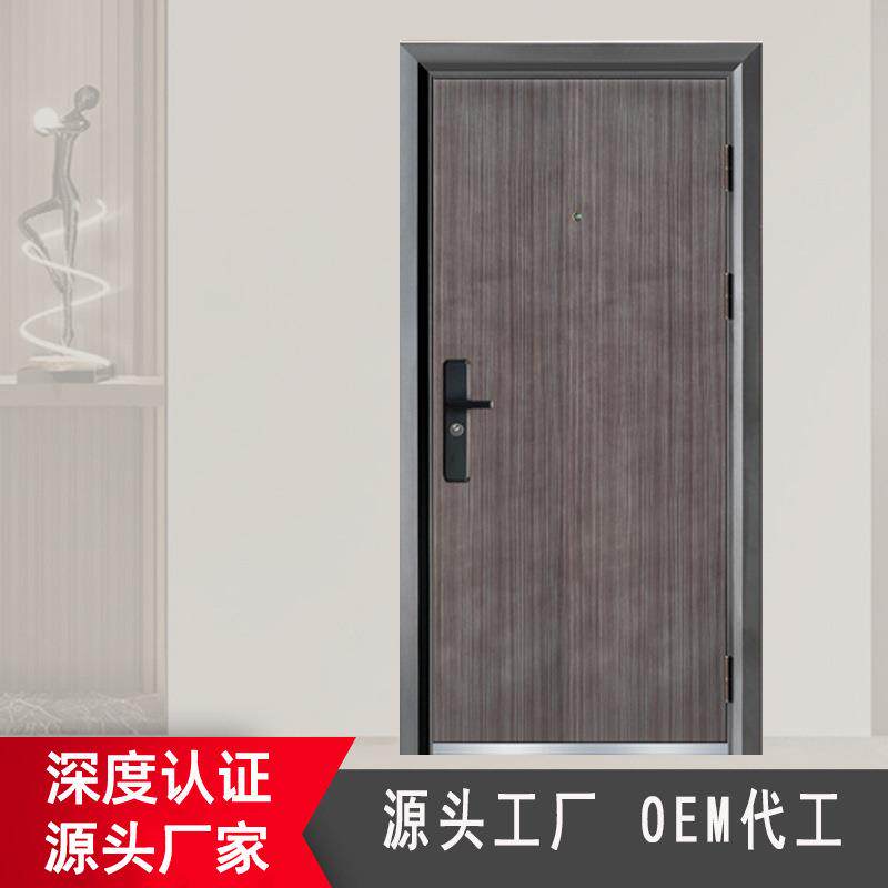 防盗门厂专业生产工程防盗门丁级钢质门家用平板安全进户门