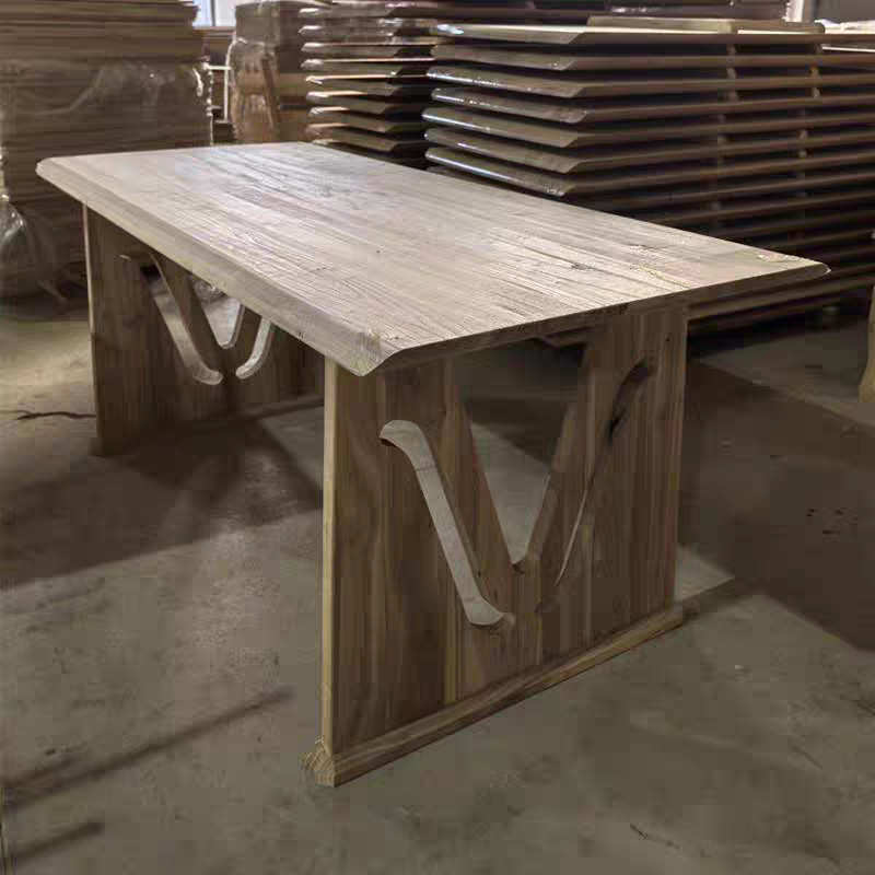 新中式实木画案茶桌琴桌写字书法桌北方榆木白茬白胚字台