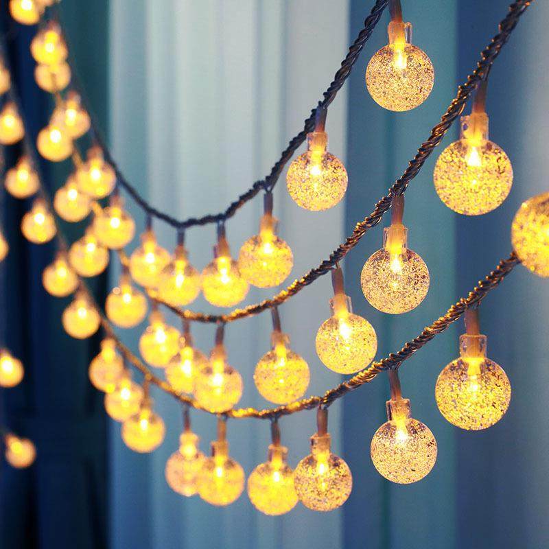 LED气泡球水滴彩灯串灯户外露营灯串电池USB款节日装饰彩灯,节庆用品/礼品,装饰灯,淘宝优惠券,粉丝福利购,淘宝优惠卷