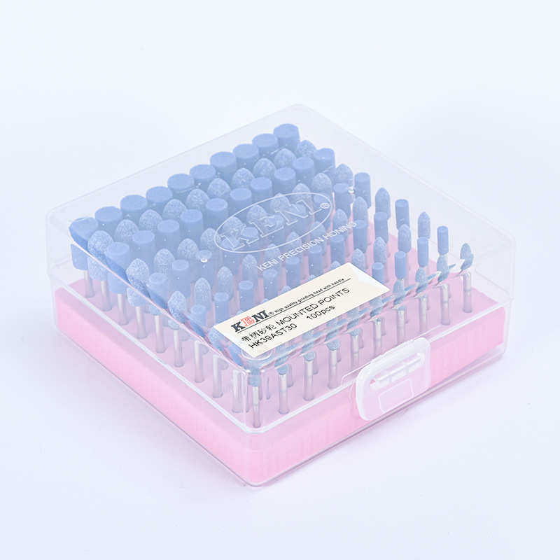 带转动仔风磨打陶瓷气动砂轮柄圆柱高速火石精密刚玉切削白磨头