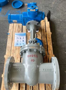 矿用隔爆电动闸阀DN150PN10.0MPaMZ941H-100C-150RS485分体式