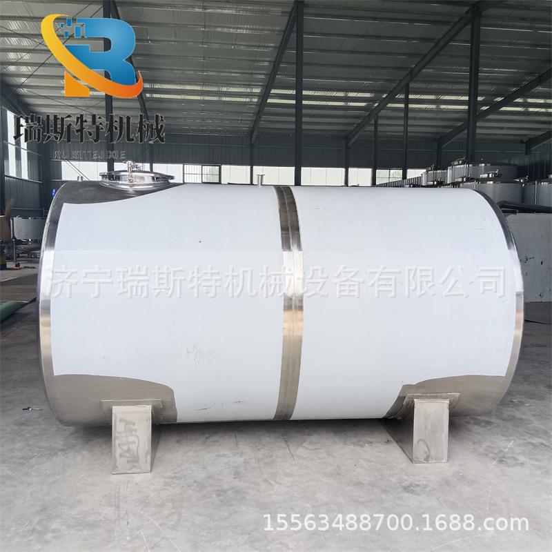 4立方机油柴油储罐齿轮油防冻液储存容器卧式不锈钢储罐