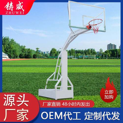 铸威移动户外篮球架标准成人篮球框室外家用儿童蓝球架比赛落地式
