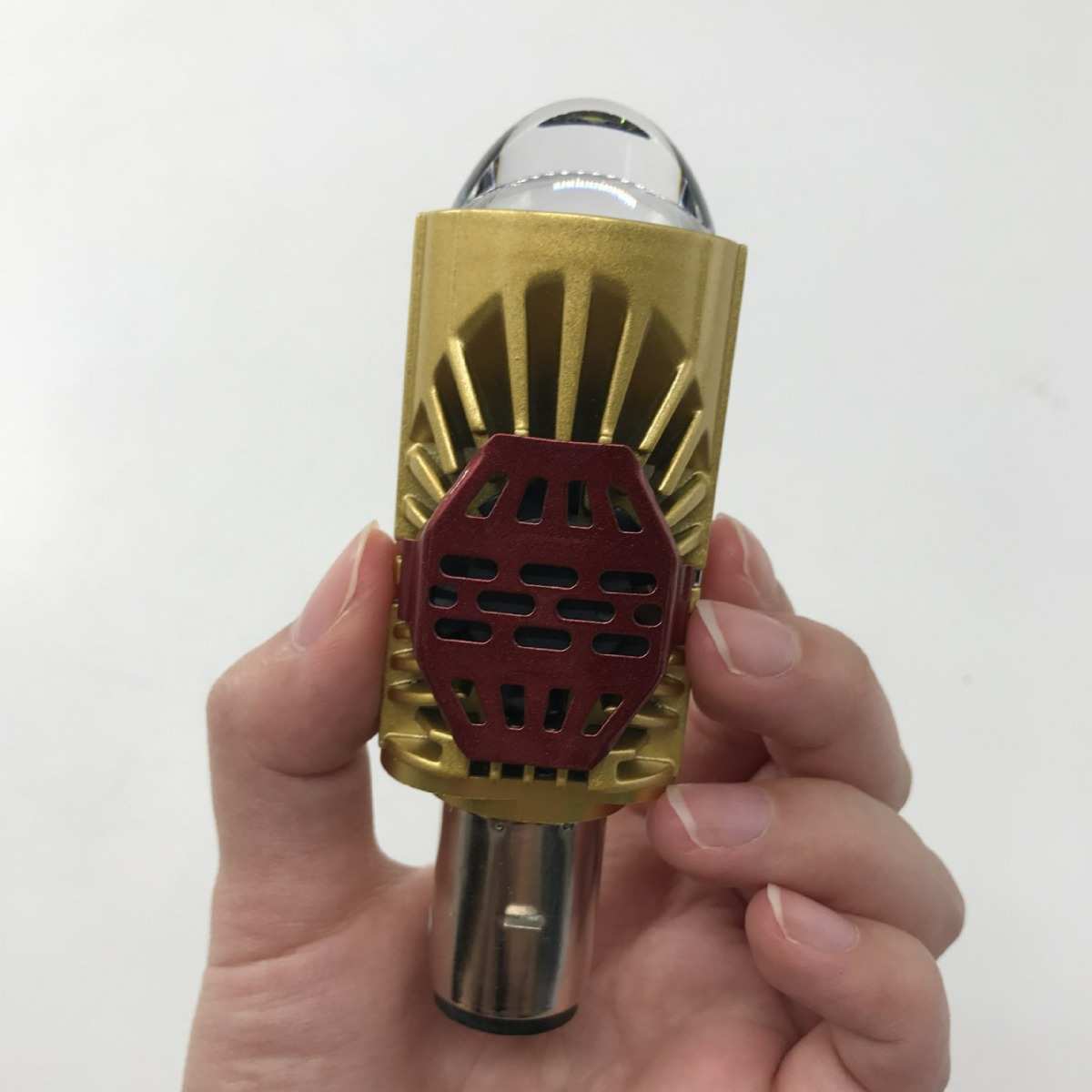 M01J直插款高亮H4双透镜汽车led大灯 摩托车射灯 双光远近一体前