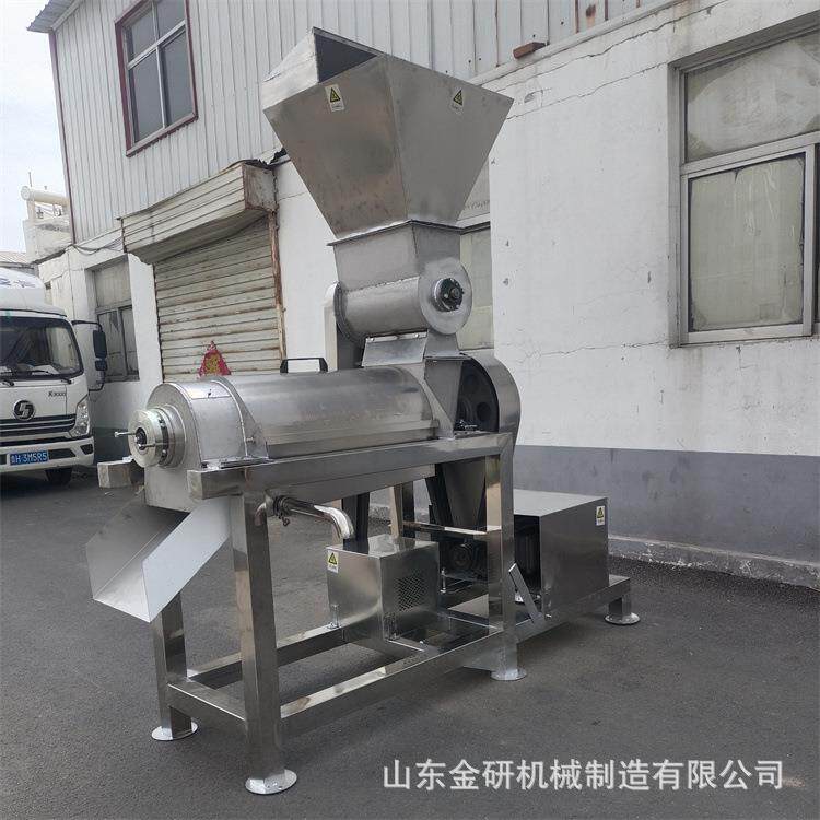 大型菠萝桑葚渣汁分离机工业冬瓜生姜挤汁机螺旋果蔬梨破碎榨汁机