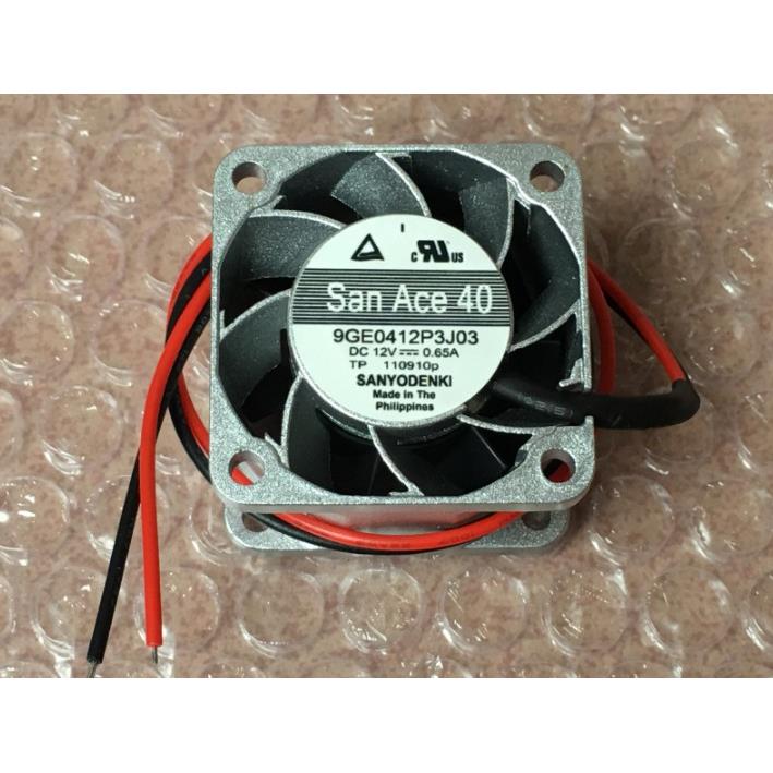 9GE0412P3J04/J03铝框12V 0.65A原装日本原装正品 40*40*28风扇