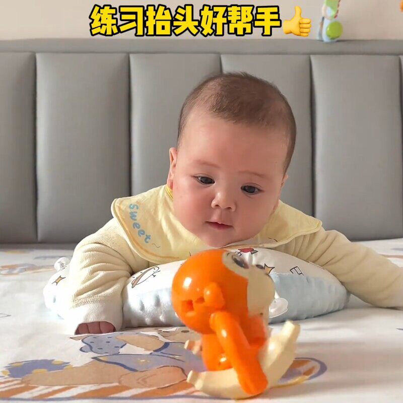 婴儿练趴擡头玩具翻滚猴子有声玩具男女宝宝玩具早教益智0到6个月