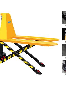 厂剪家供应高手动叉高起升式搬运车升QZQ铲车高起升剪液压叉车托