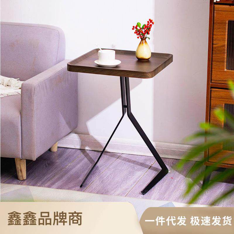 家居可移动阳台卧室方形角几沙发边几茶台小户型多功能多功能茶桌