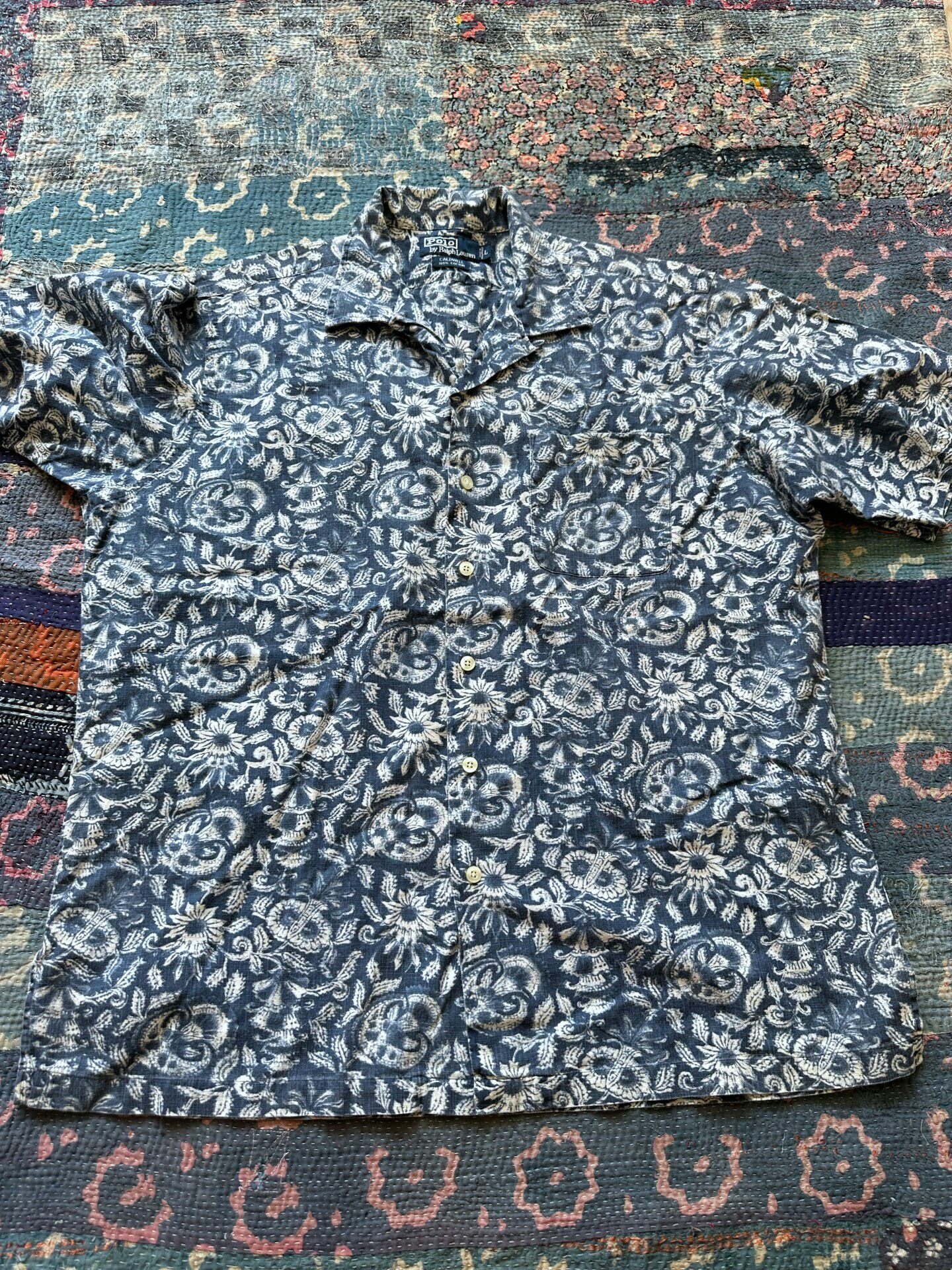 Polo Ralph Lauren Indigo Floral Shirt