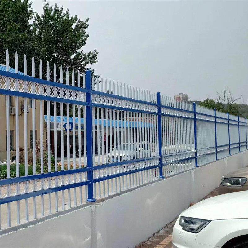 锌钢围墙护栏庭院小区院墙栅栏户外厂区学校铁艺围栏阳台隔离栏杆