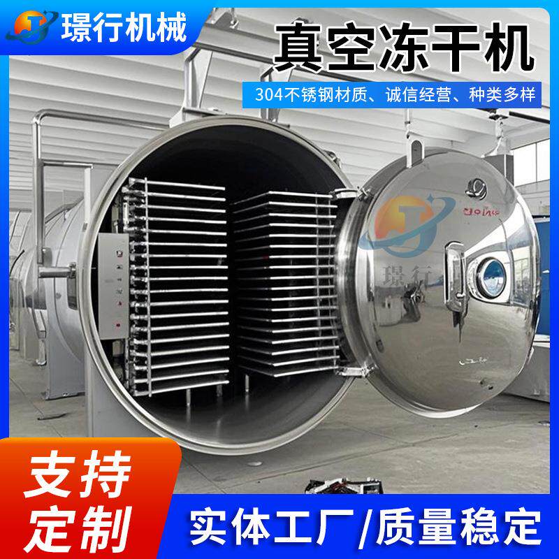 山东全自动果蔬冻干机商用水果蔬菜土豆萝卜大型多功能真空冻干机