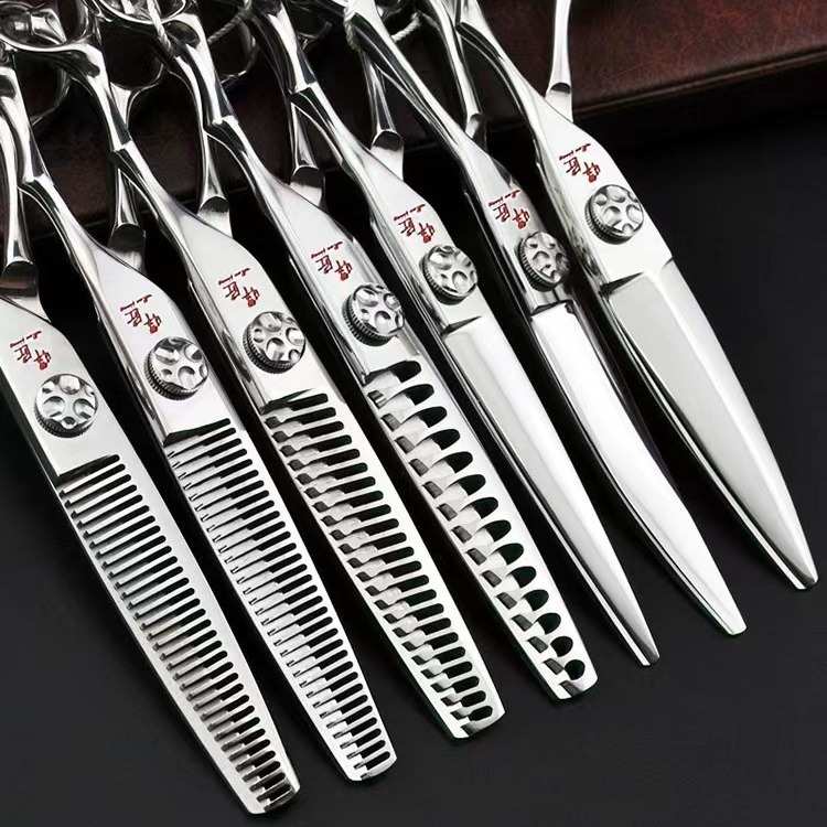 专业理发剪刀发型师美发剪刀平剪牙剪套装修发翘弯剪鱼骨柳叶鱼剪