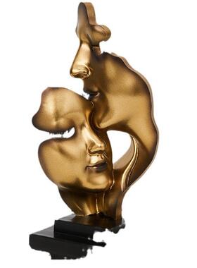 轻奢人脸摆件抽象艺术创意玄关客厅酒柜电视柜家居装饰品摆设包邮