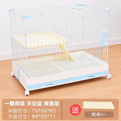 高档子拉士格 猫笼家用室 猫别墅出口日韩 大号三层猫内舍 双层猫