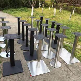 不锈钢桌脚桌腿支架桌子腿桌架子铁艺吧台脚支撑柱茶几架岩板底座