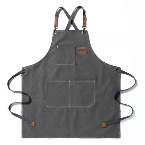Thickened 100% Cotton Canvas Apron for Foreign Trade - Suita