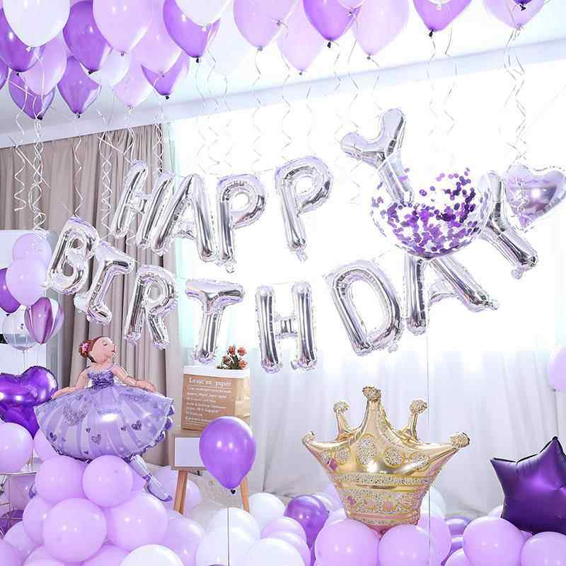 生日装饰场景布置紫色浪漫女生趴体气球背景墙派对party主题用品,节庆用品/礼品,气球,淘宝优惠券,粉丝福利购,淘宝优惠卷
