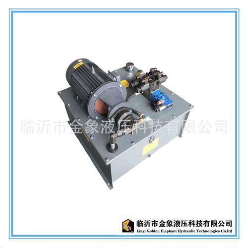 液压泵站7.5KW立卧十通径二连电溢齿轮泵FC系列170L液压系统