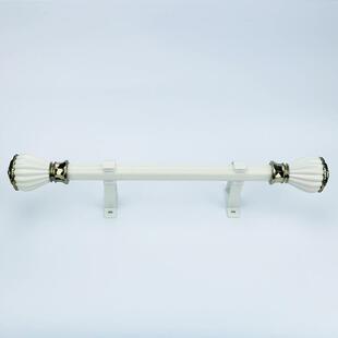 A5L铝合金窗帘杆纱帘杆配件白色罗马杆双杆单杆卧室客厅阳台飘窗