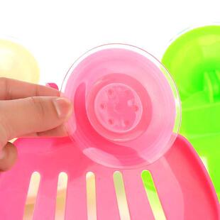 bathroom box dish 强力吸盘肥皂盒 holder chuck soap plastic